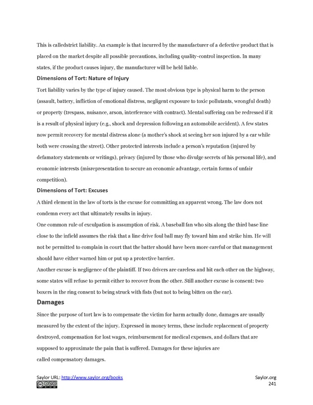 Business Law and the Legal Environment - Page 241